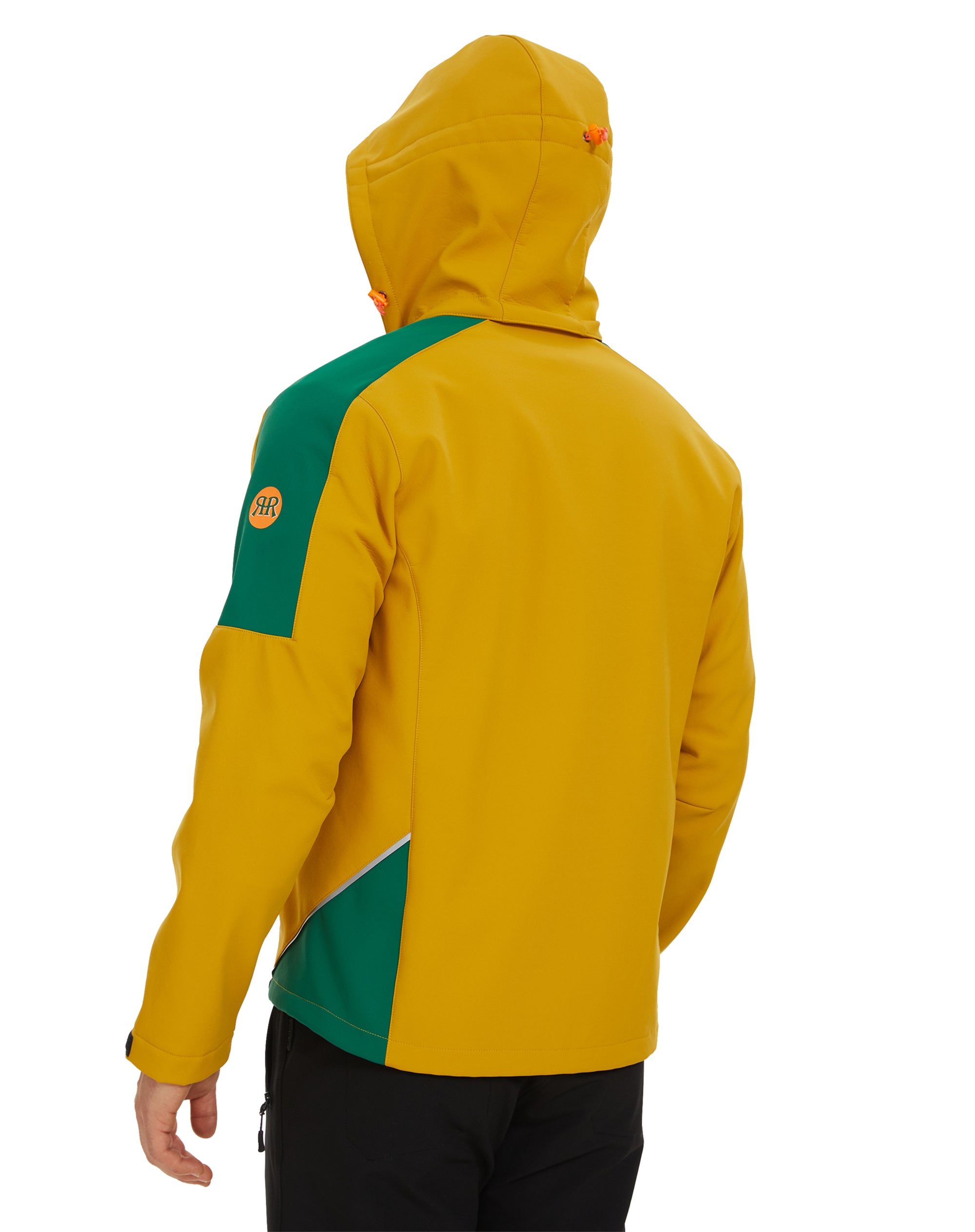 Men’s Skating Softshell Jacket Fleece Lined Windproof - Yellow