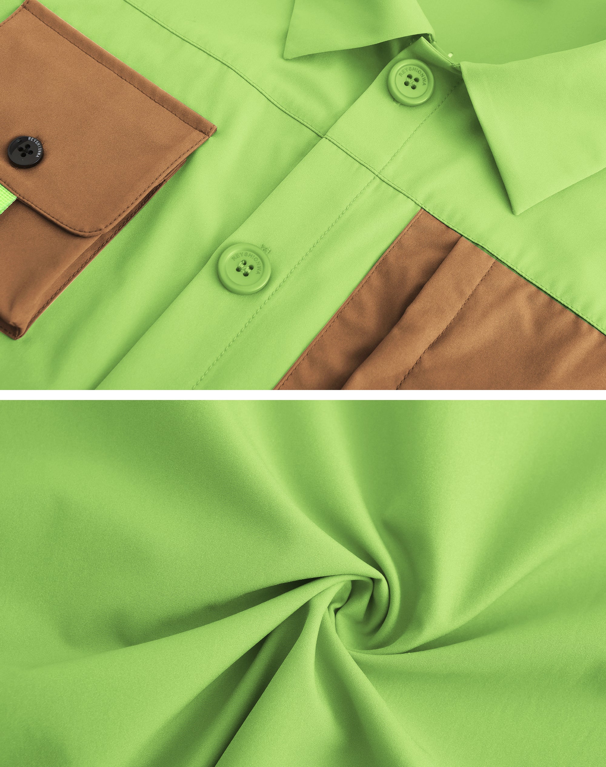 Outdoor Hiking Shirt Short Sleeve - Green