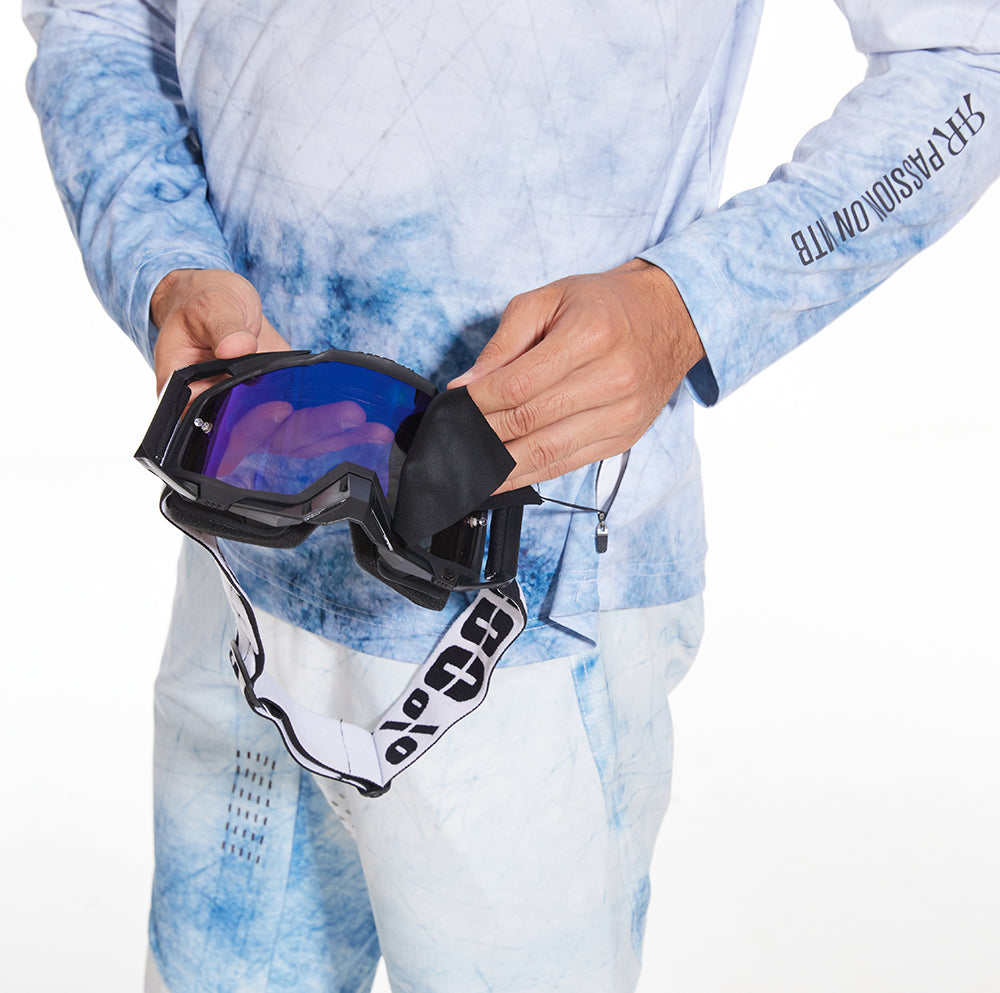 MTB Jersey Long Sleeve - Abtract Cloudy