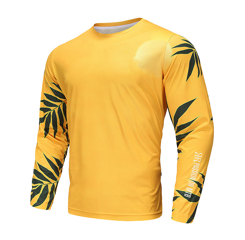 MTB Jersey Long Sleeve - Africa Leaf