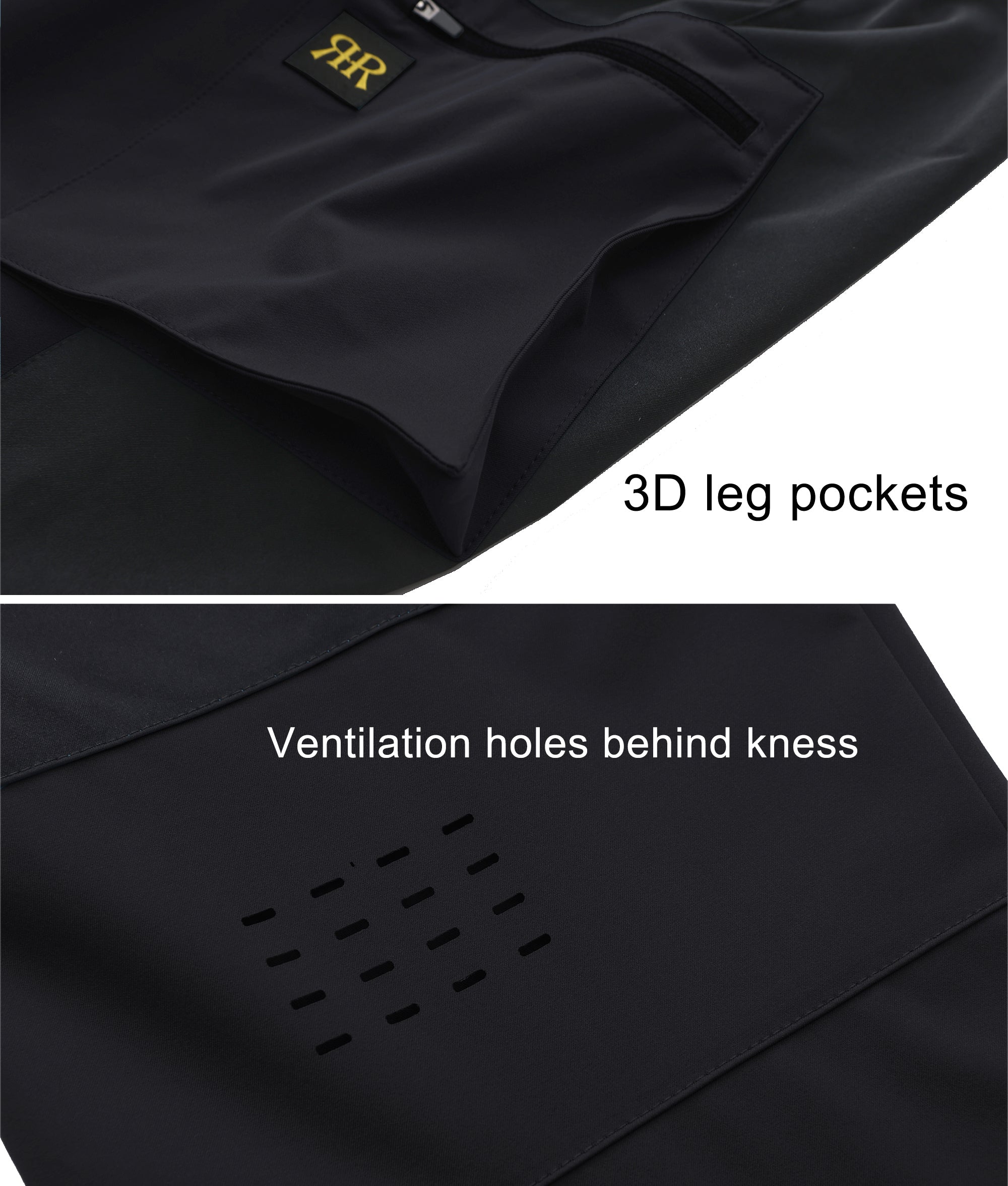 Men's Outdoor Hiking Pants - Black