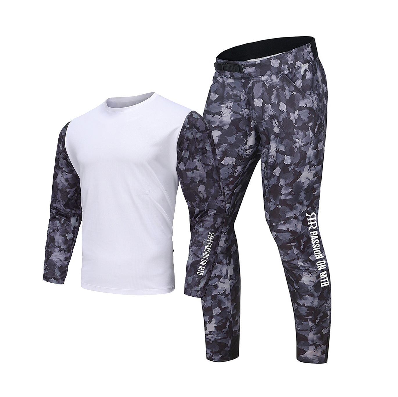 MTB Downhill Pants and Jersey - Camo
