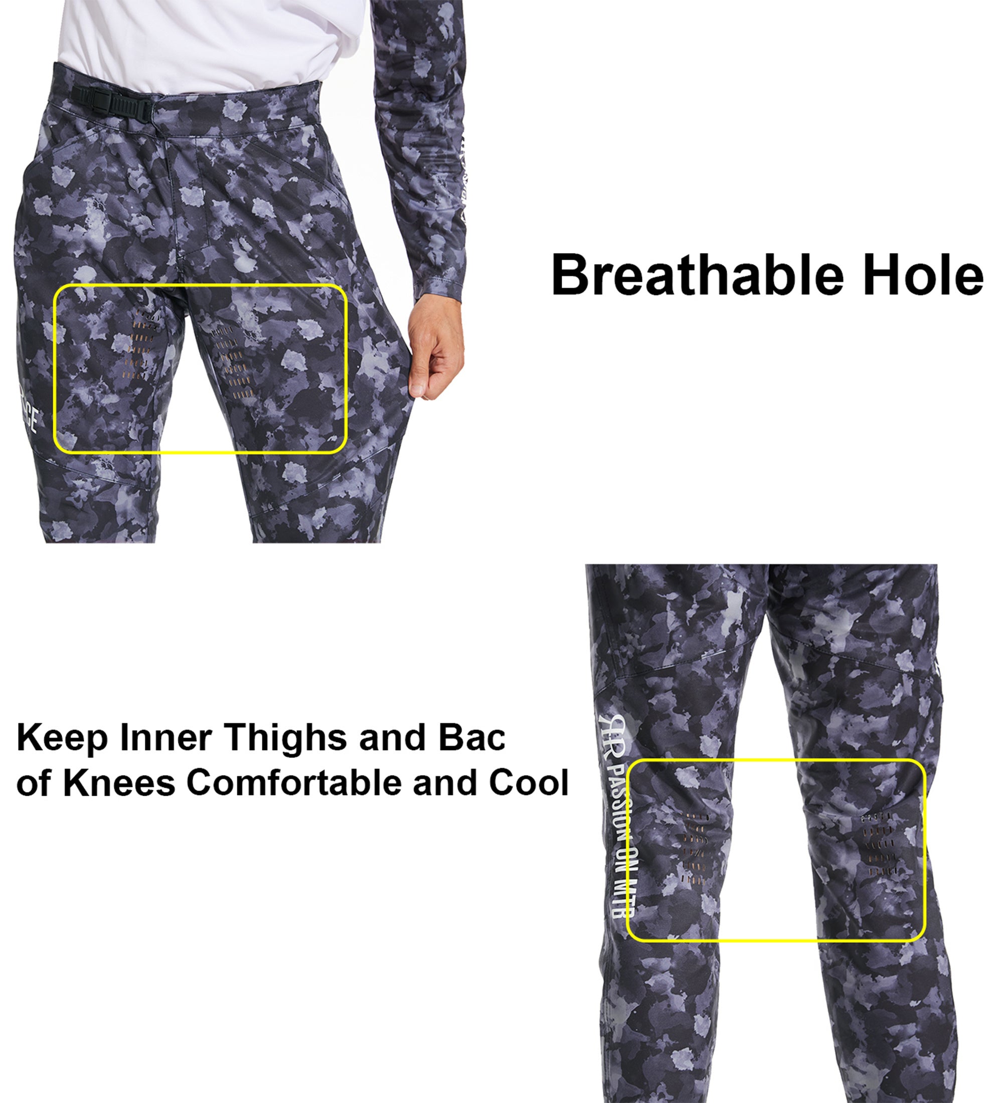 MTB Downhill Pants and Jersey - Camo