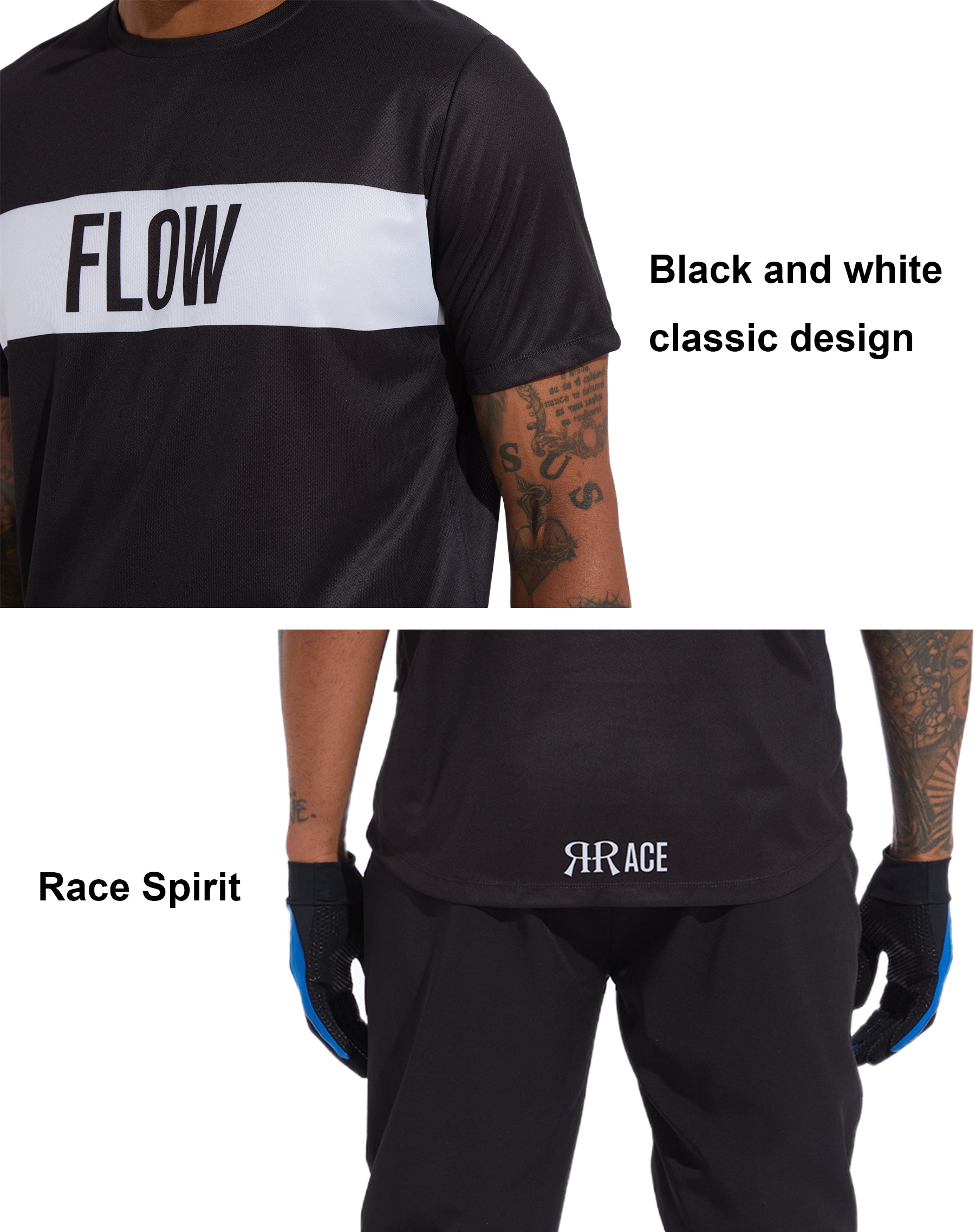 MTB Racing Jersey Short-Sleeve - Black