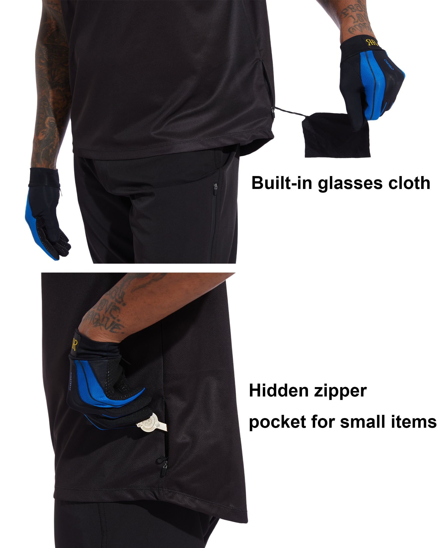 MTB Racing Jersey Short-Sleeve - Black