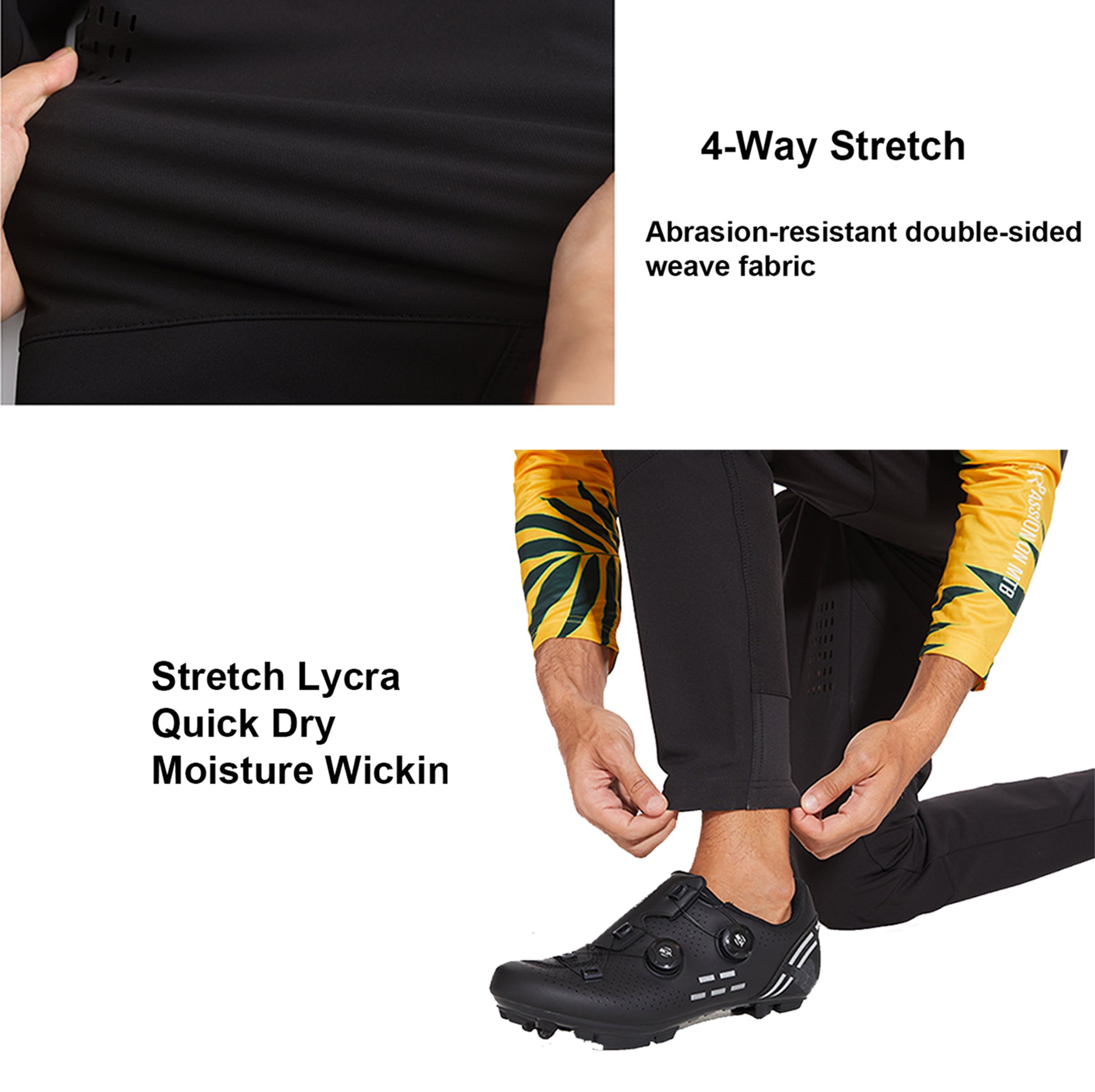 REYSHIONWA MTB Downhill Pants - Black