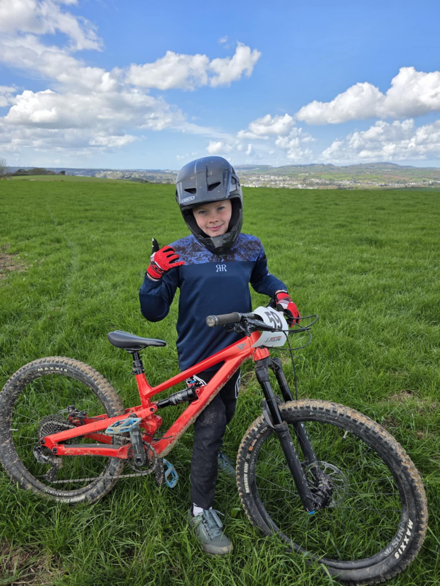 Youth Mountain Bike Jersey 8-14 | Blue