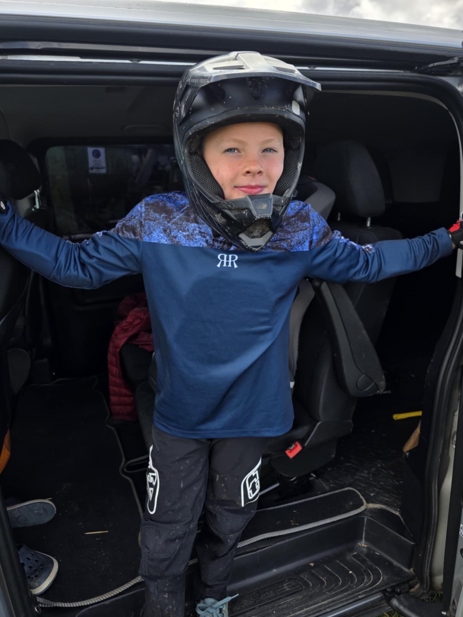 Youth Mountain Bike Jersey 8-14 | Blue