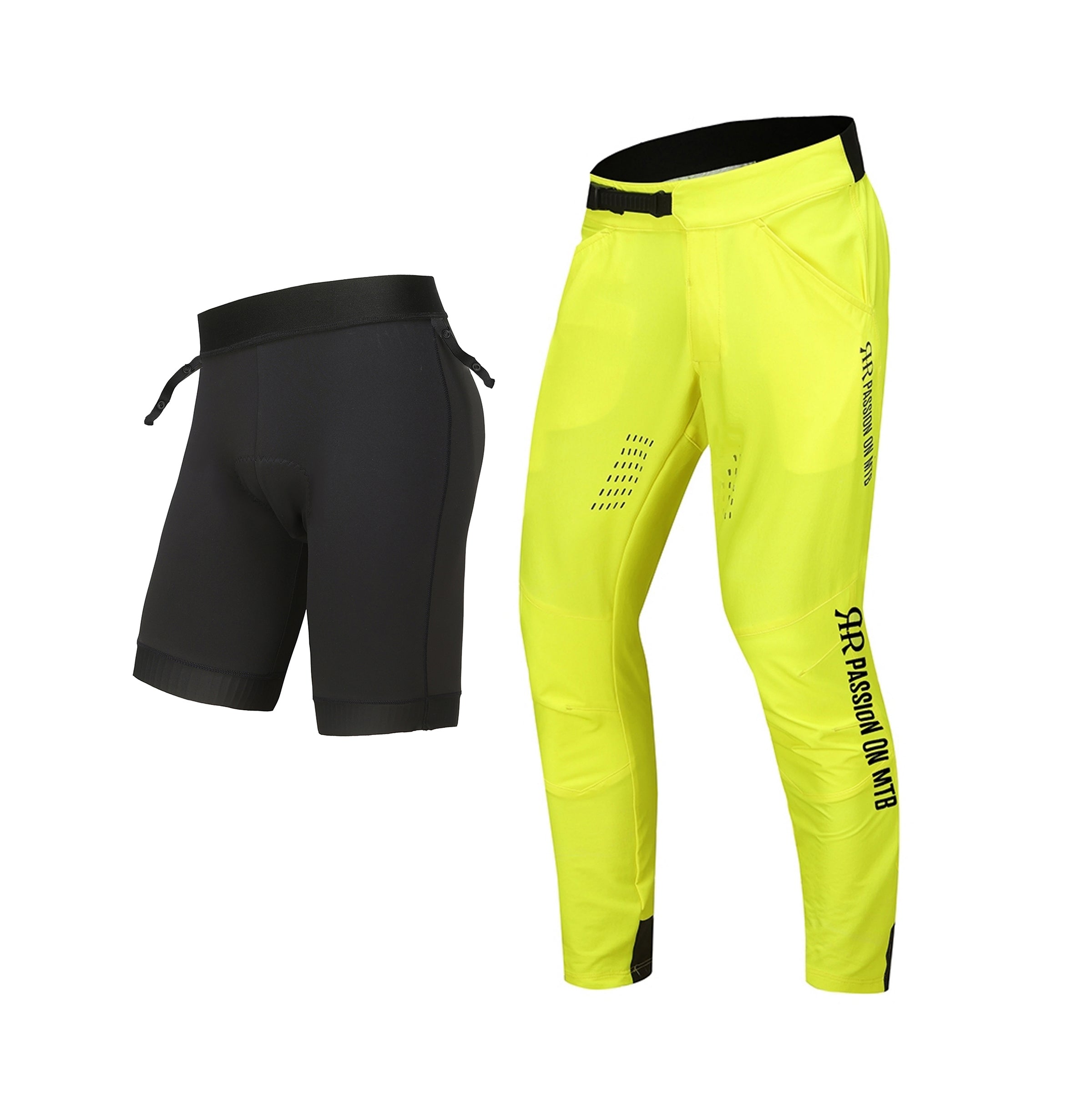 yellow mtb shorts
