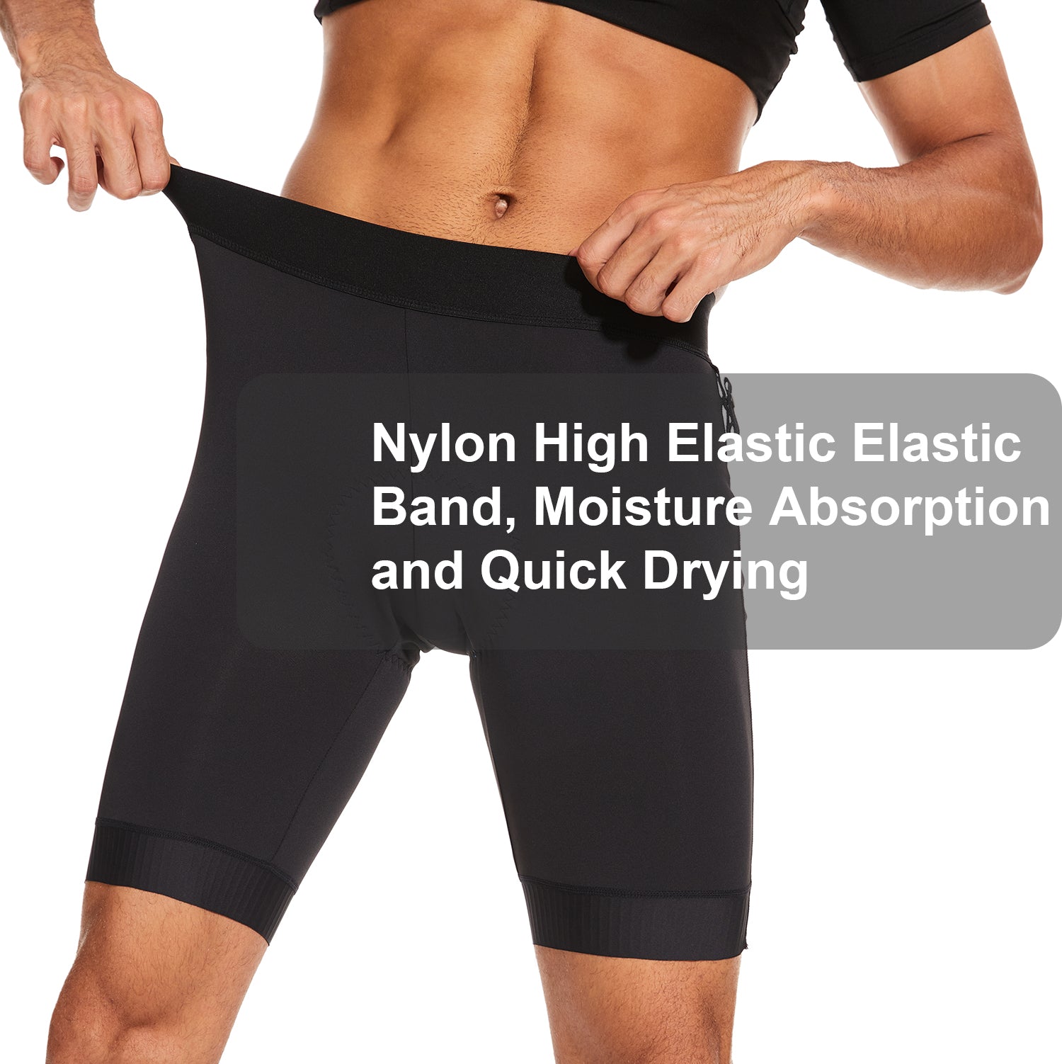 MTB Padded Cycling Shorts with Padded - Black