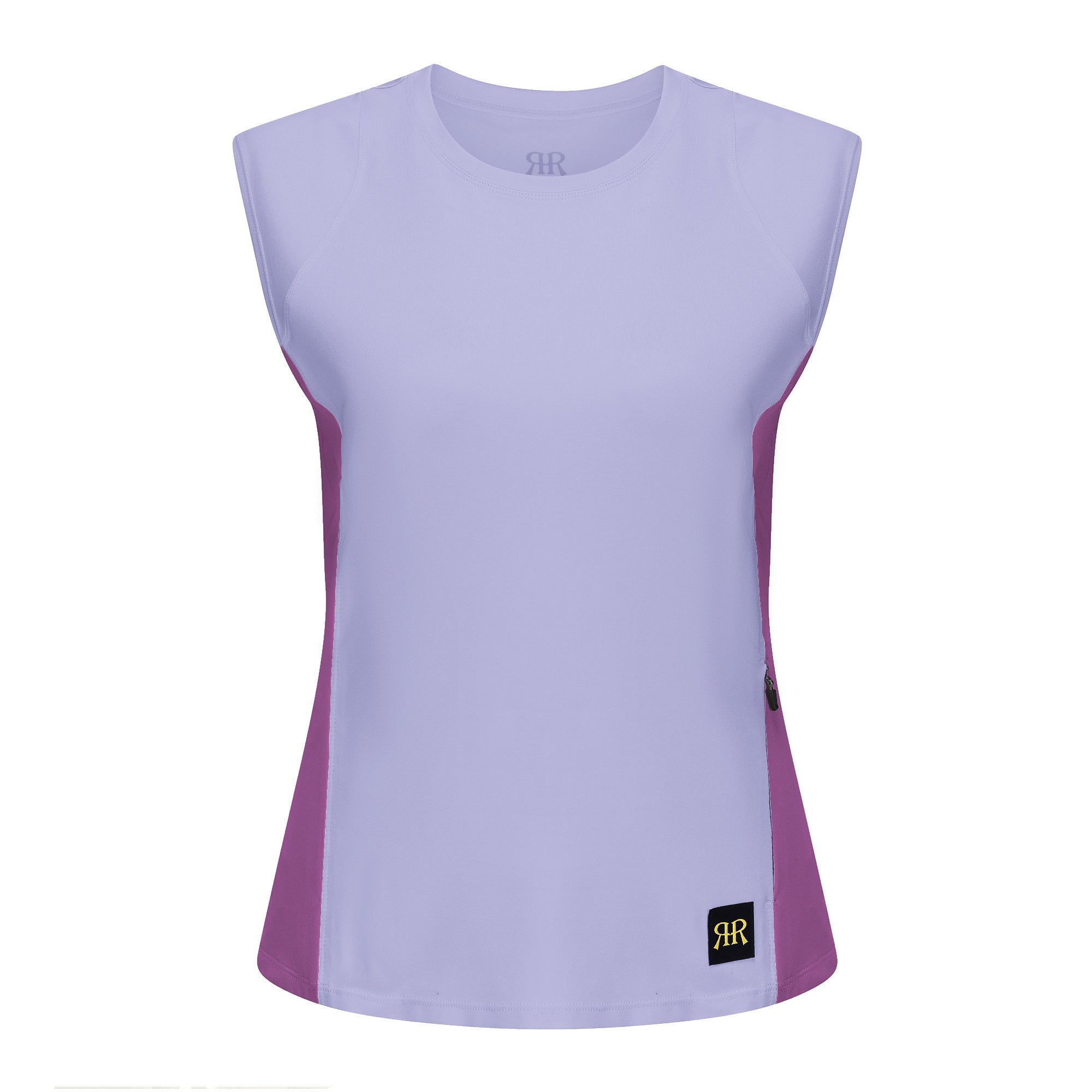 Cap Sleeve Hiking Tank Top - Purple