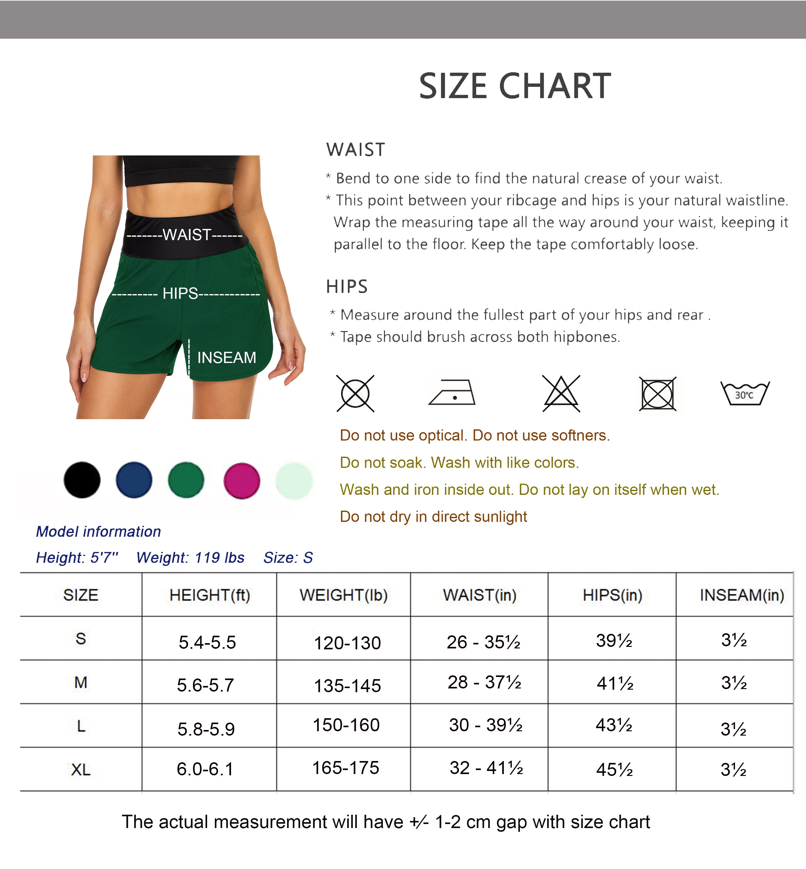 Integrierte Laufshorts für Damen 