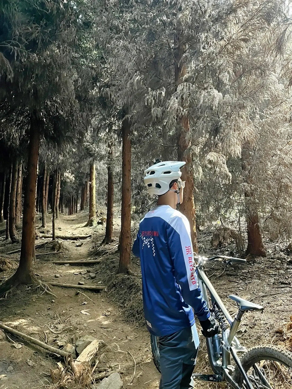 Race MTB Jersey - Blue/White