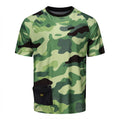 Men's Hiking Crew T-shirts - Green Camo
