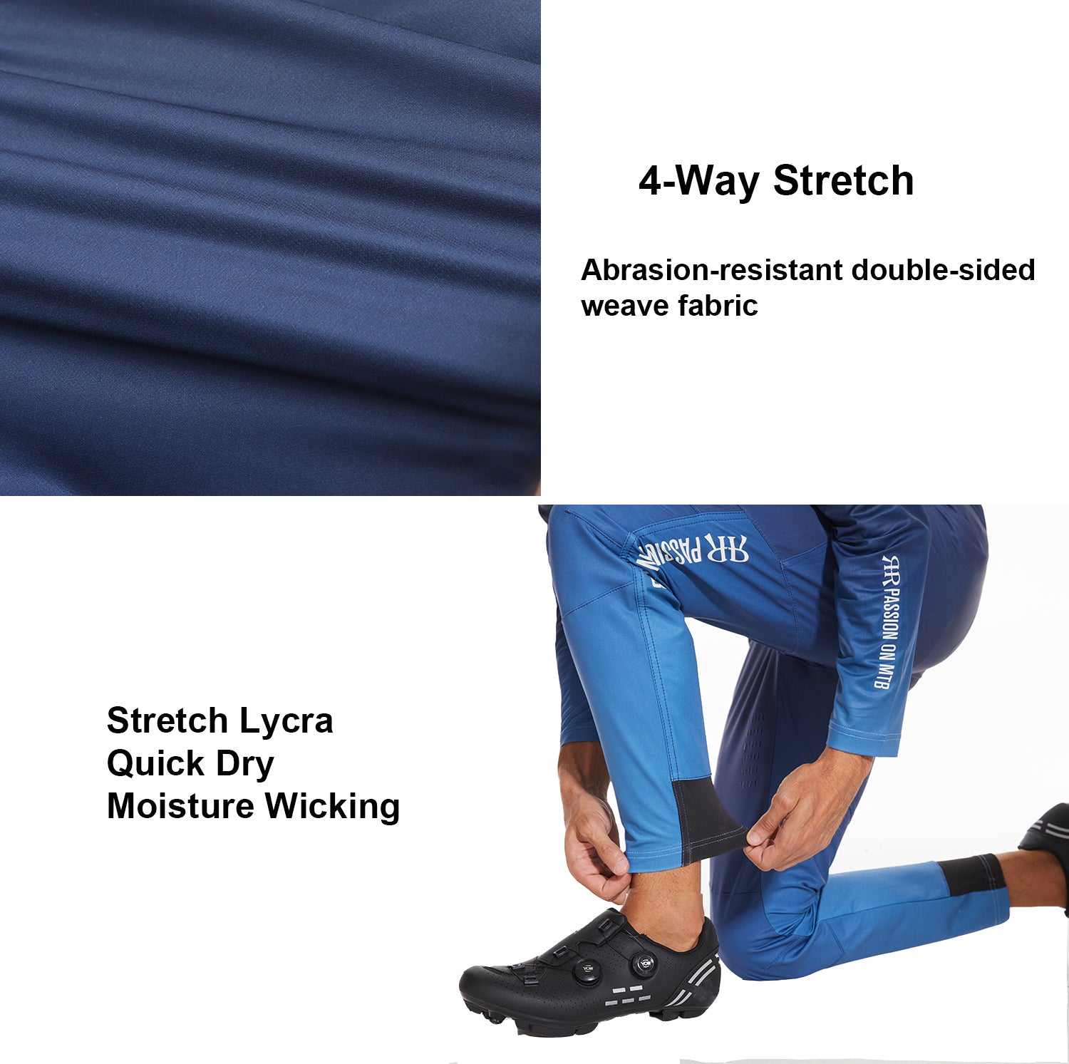 MTB Downhill Pants - Gradient Blue