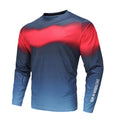 MTB Jersey Long Sleeve - Blue Red