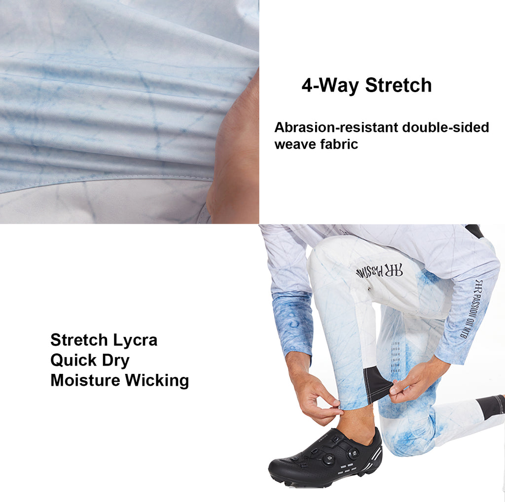 MTB Downhill Pants - Abstract Cloudy