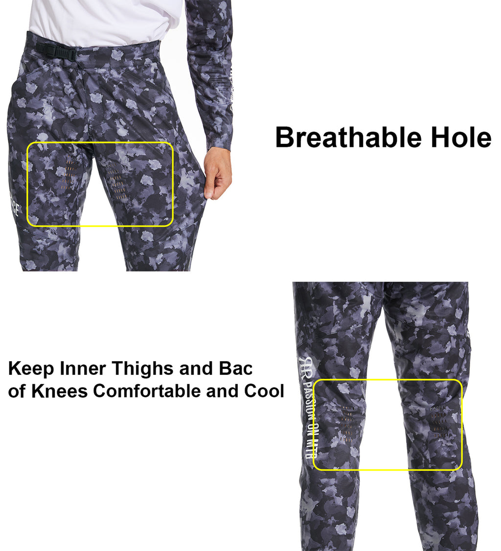 MTB Downhill Pants and Jersey - Camo