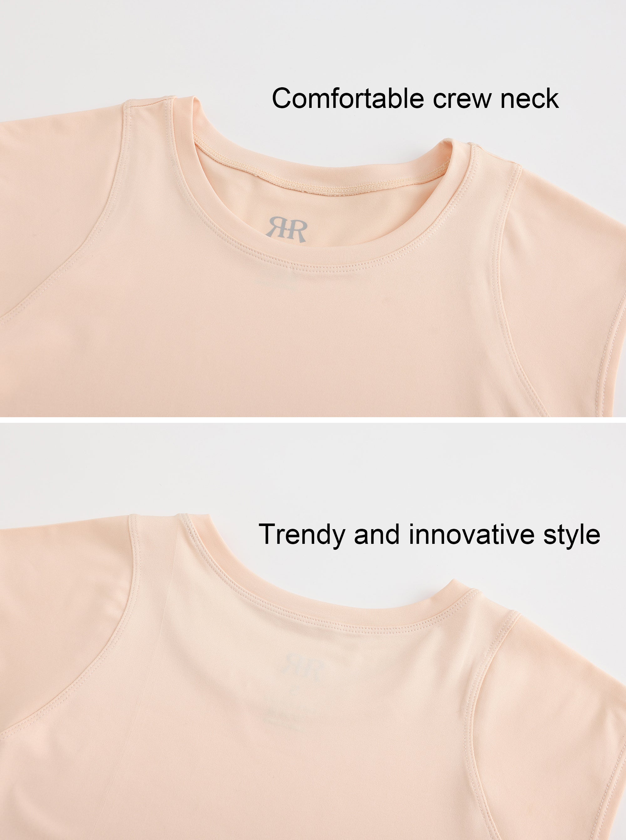 Cap Sleeve Hiking Tank Top - Pink