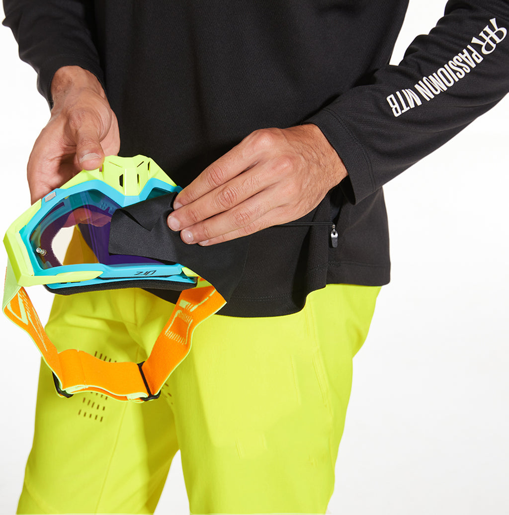 MTB Downhill Pants and Jersey - Fluorescent Yellow
