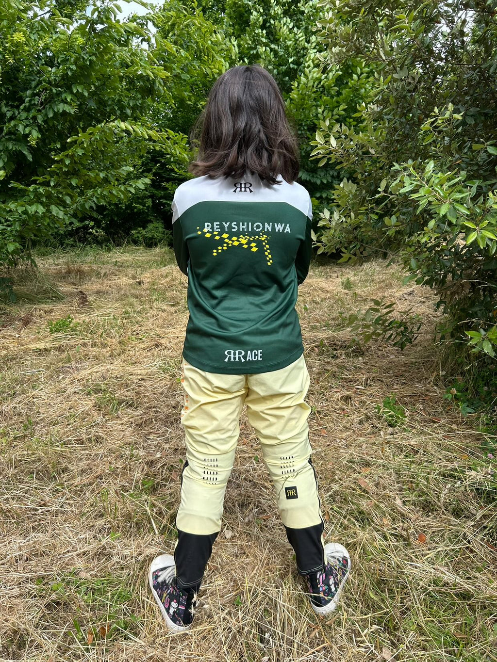 Youth Mountain Bike Jersey 8-14 - Green