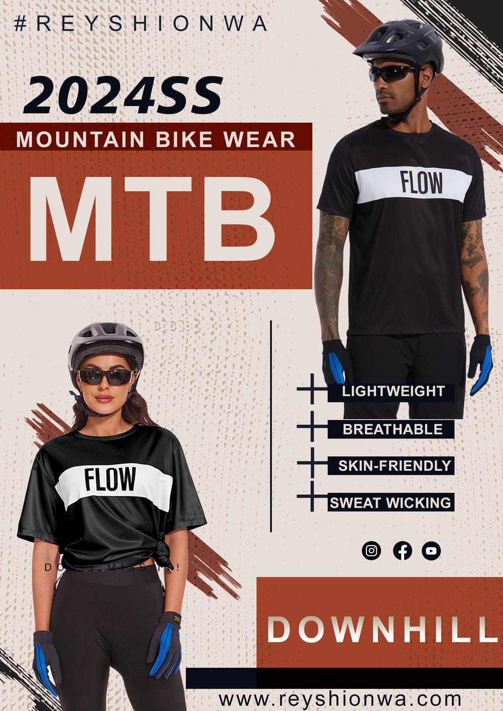 MTB Racing Jersey Short-Sleeve - Black