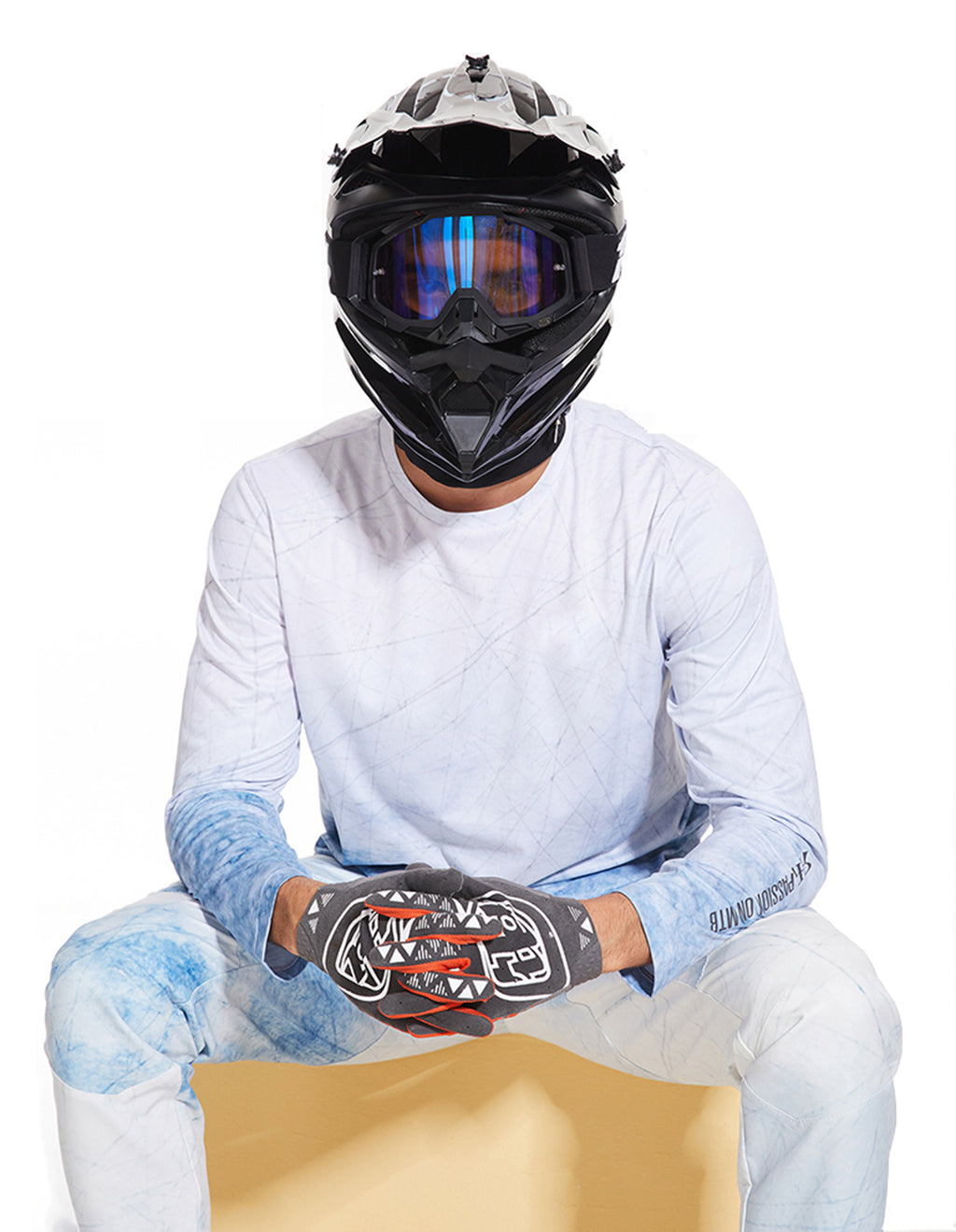 MTB Downhill Pants - Abstract Cloudy