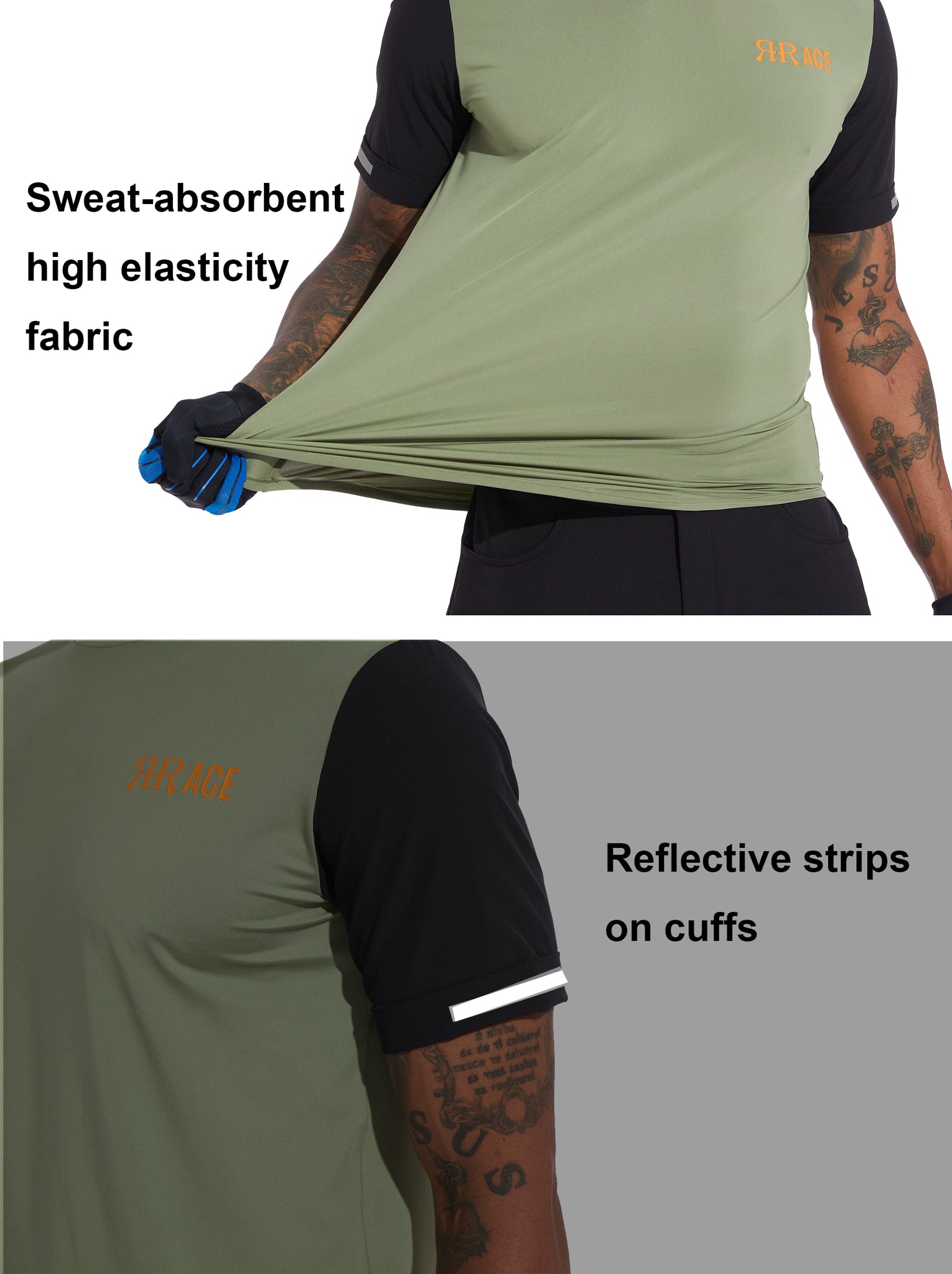 Mountain Bike Jersey Short-Sleeve - Green