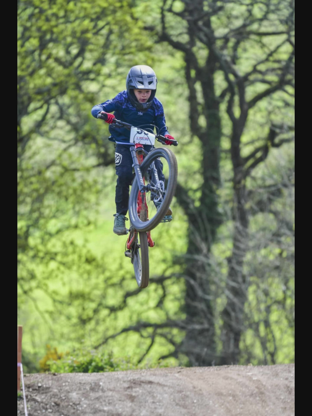 Youth Mountain Bike Jersey 8-14 | Blue