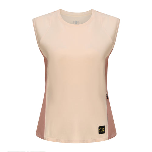 Cap Sleeve Hiking Tank Top - Pink