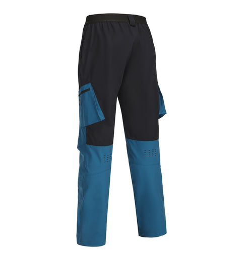 Men's Outdoor Hiking Pants - Black Blue